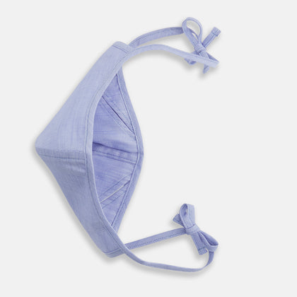 Plain Pale Blue Commuter Mask With 3 Viroformula™ Filters Image 2