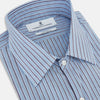 View 2 of product Steel Blue Ticking Stripe Westminster Shirt