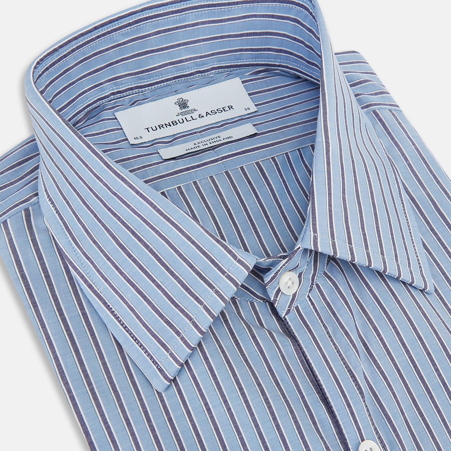 View 2 of product Steel Blue Ticking Stripe Westminster Shirt