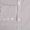 Red and midnight blue Tattersall Check Windsor Shirt