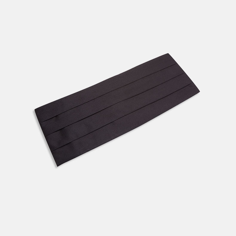 View 1 of product Black Satin Cummerbund