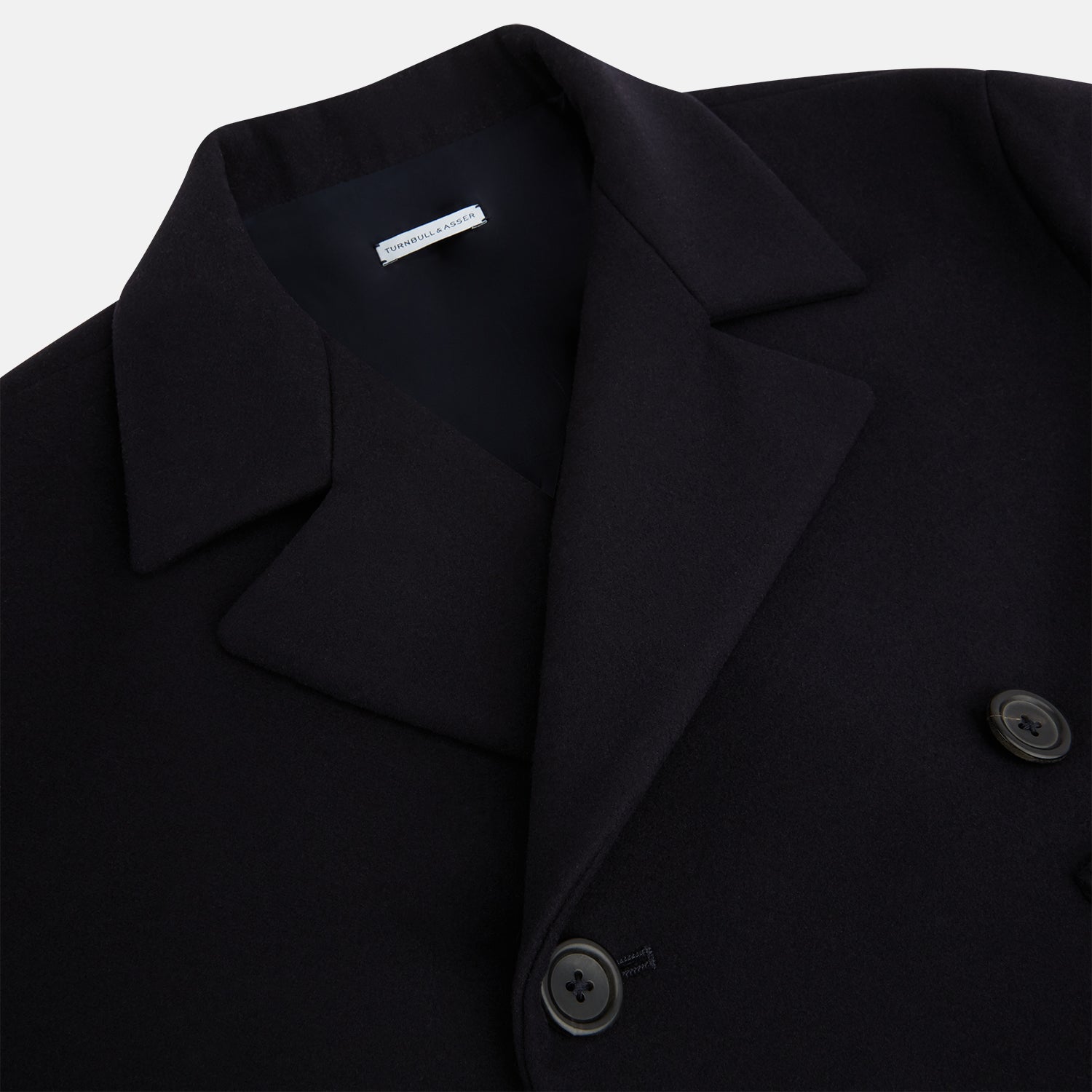 View 2 of product Navy Wellington Double-Breasted Caban Coat