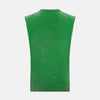View 3 of product Fern Green V-neck Sleeveless Vest