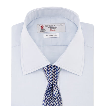 Two-Fold 120 Light Blue Shirt with T&A Collar and 3-Button Cuffs Image 3