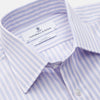View 3 of product Lilac Stripe Cotton Regular Fit Mayfair Shirt