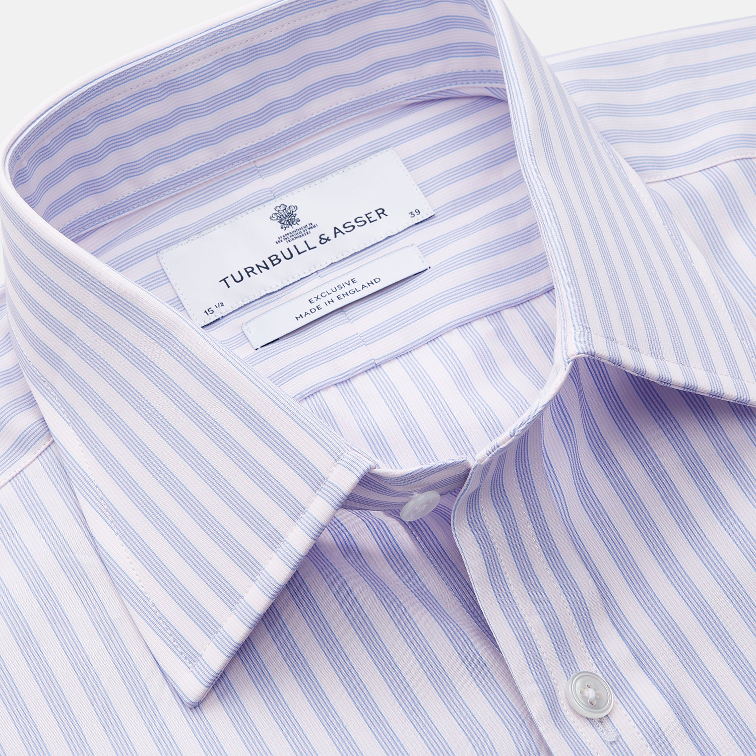 View 3 of product Lilac Stripe Cotton Regular Fit Mayfair Shirt