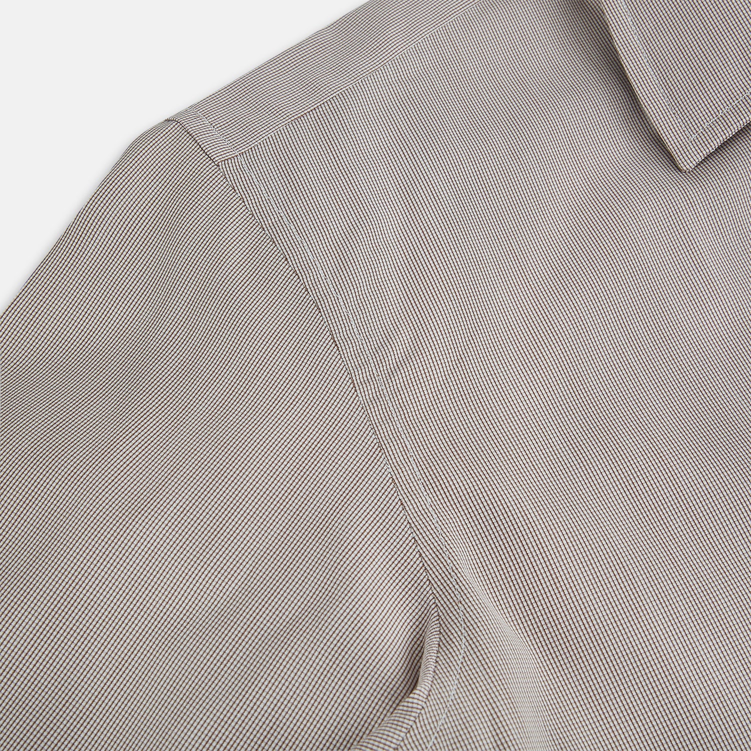 View 6 of product BROWN MICRO GRAPH CHECK WESTMINSTER SHIRT