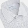 View 2 of product Pale Blue and Grey Grid Check Mayfair Shirt