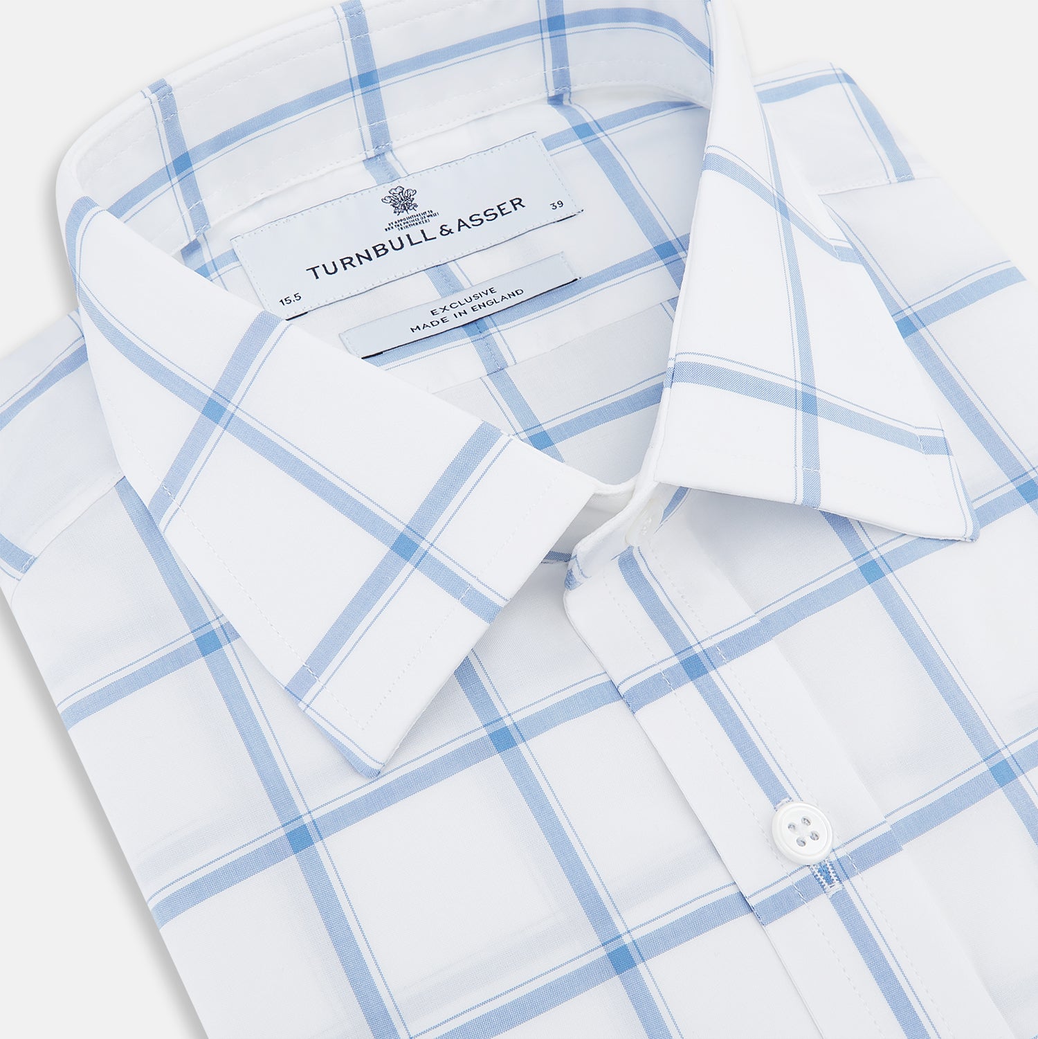 View 2 of product Colony Blue Grid Check Mayfair Shirt