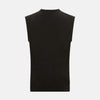 View 3 of product Dark Brown Cashmere Round Neck Vest