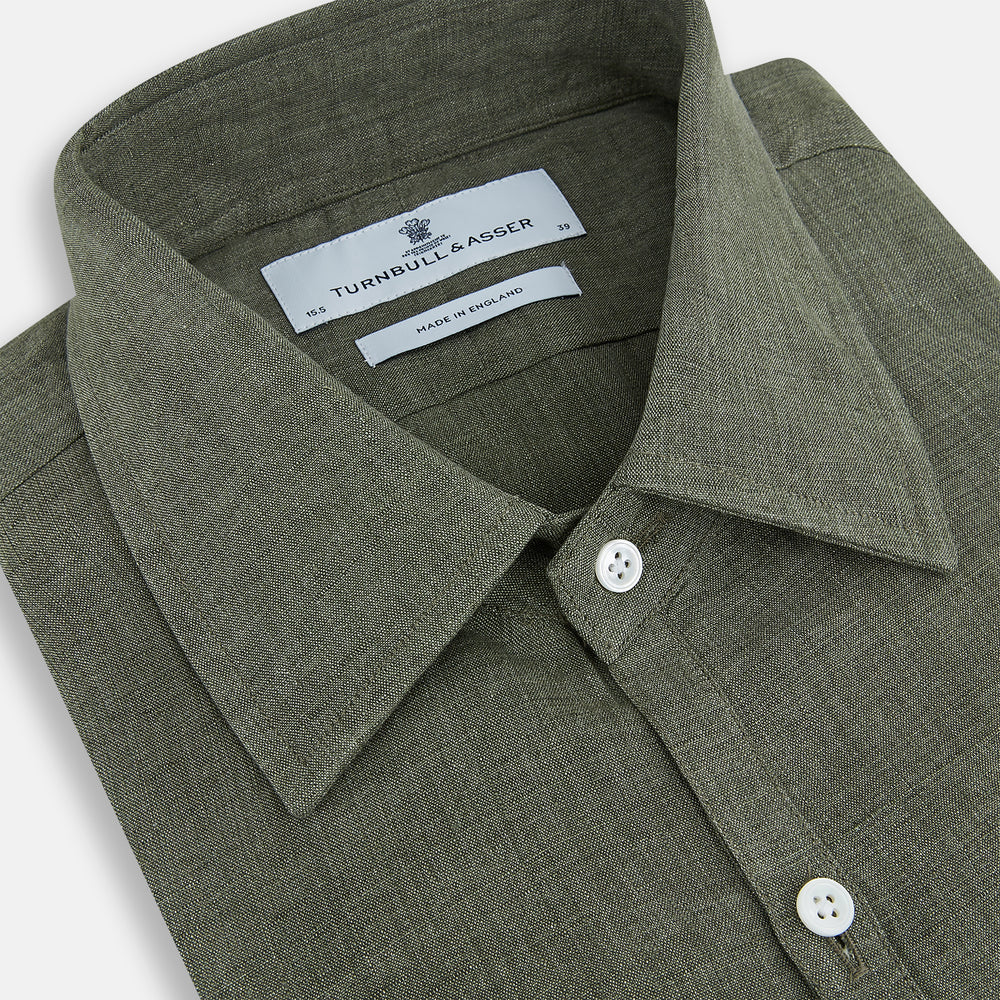 Sage Linen Westminster Shirt
