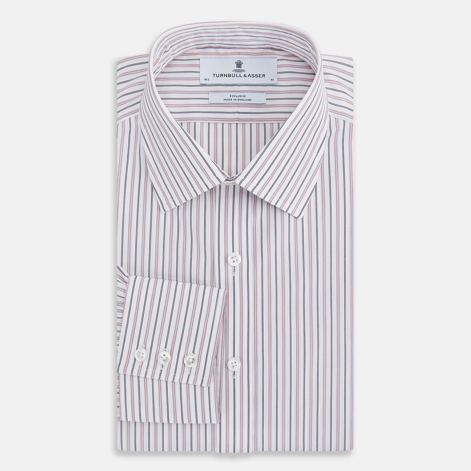 View 5 of product Red Multi Stripe Mayfair Shirt