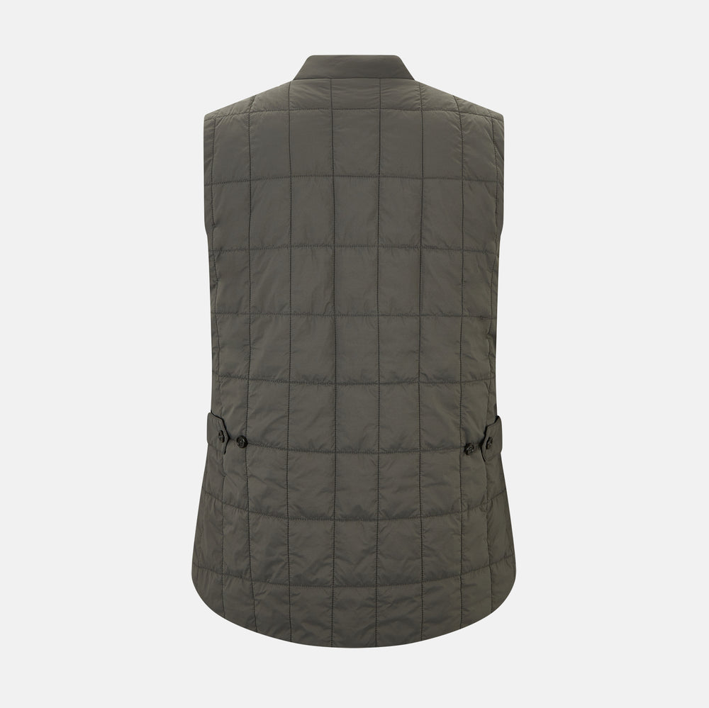 Shadow Grey Quilted Gilet