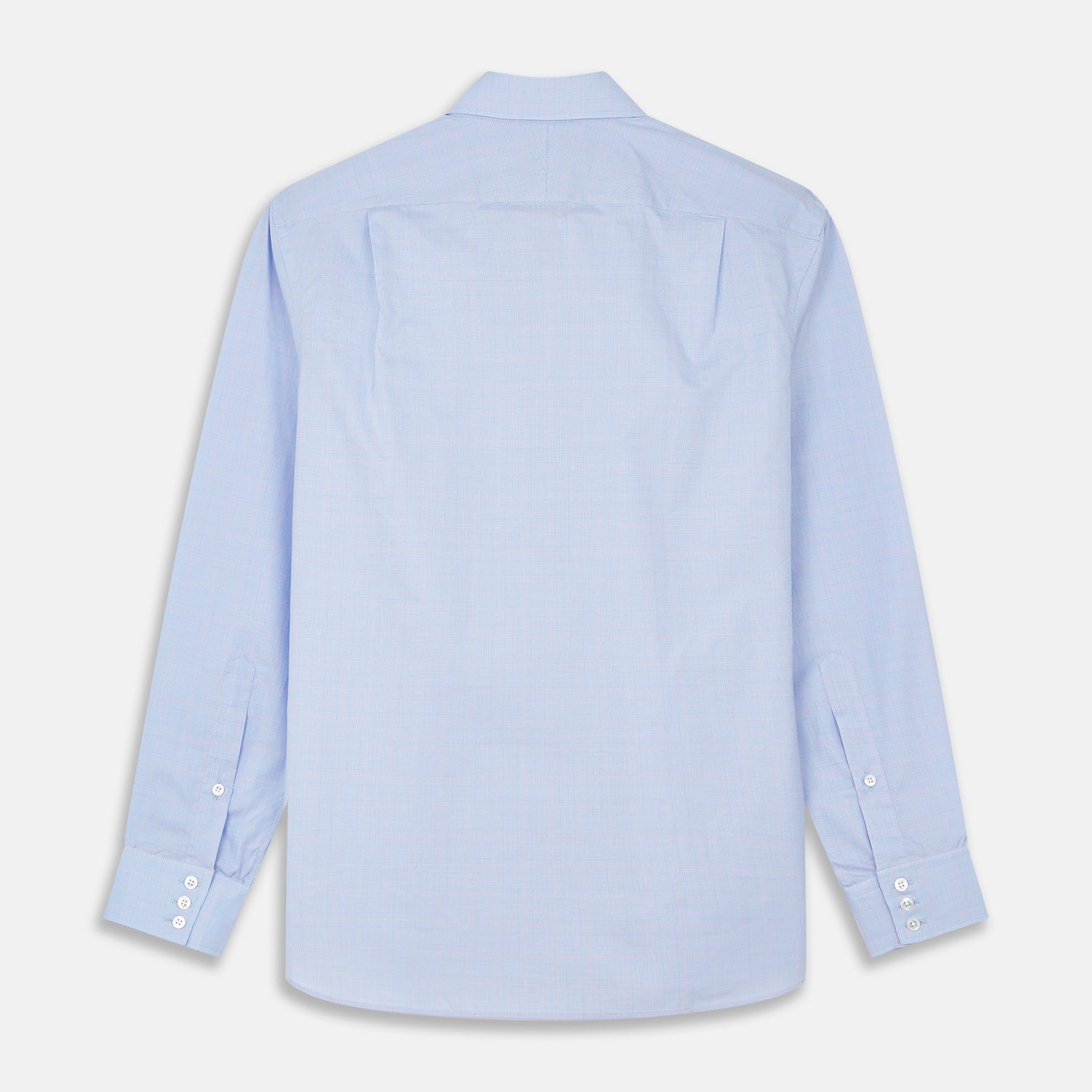 View 3 of product Blue and Red Prince of Wales Check Mayfair Shirt