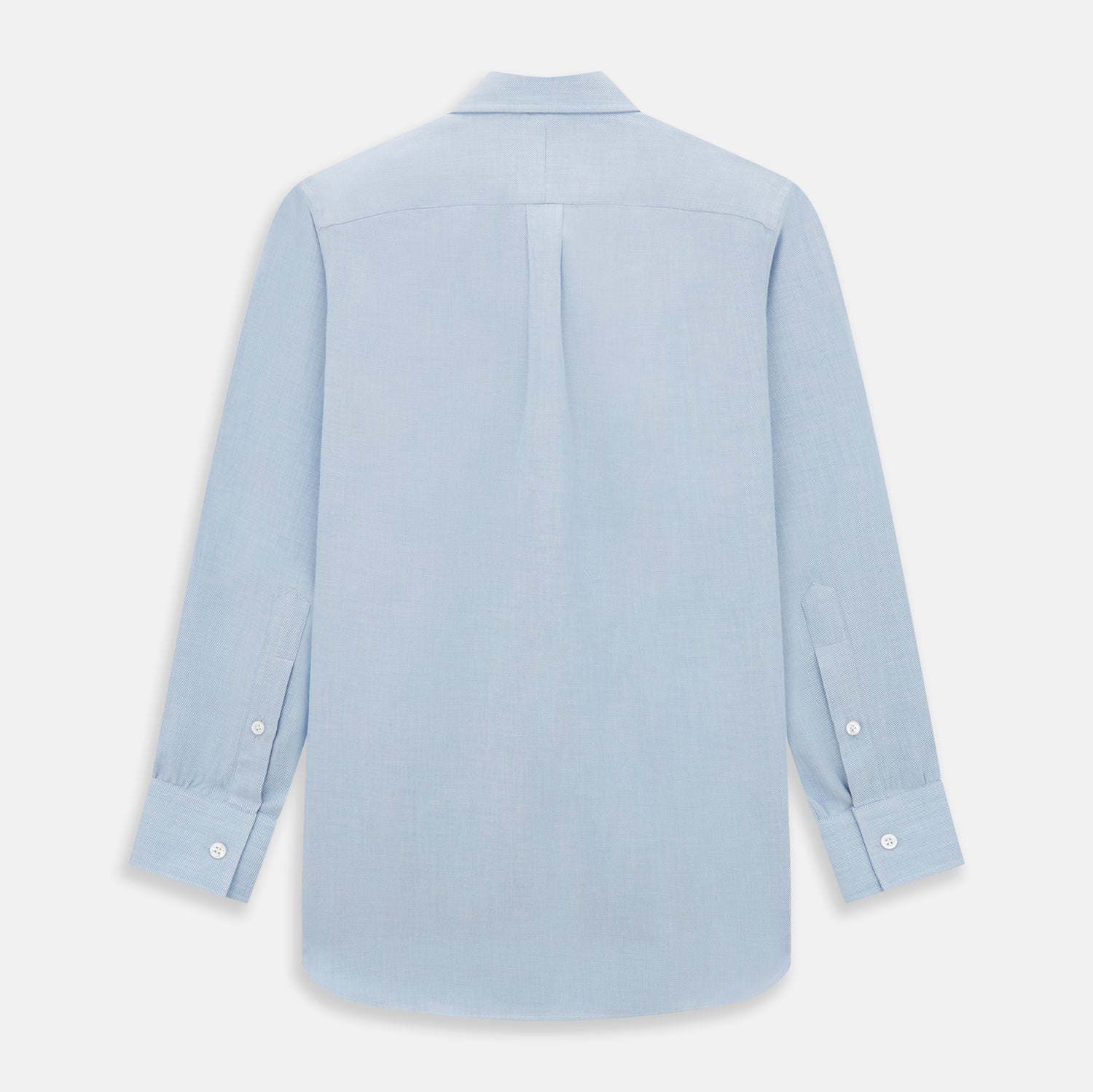 View 6 of product Pale Blue Cotton Cashmere Derby Collar Richmond Shirt