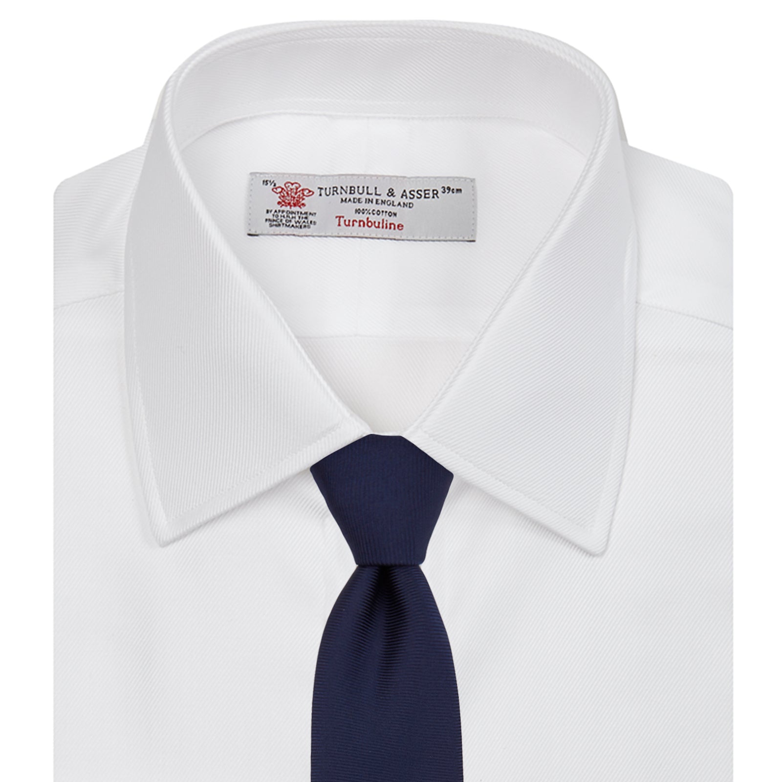 View 4 of product White Oxford Shirt with T&A Collar and Double Cuffs