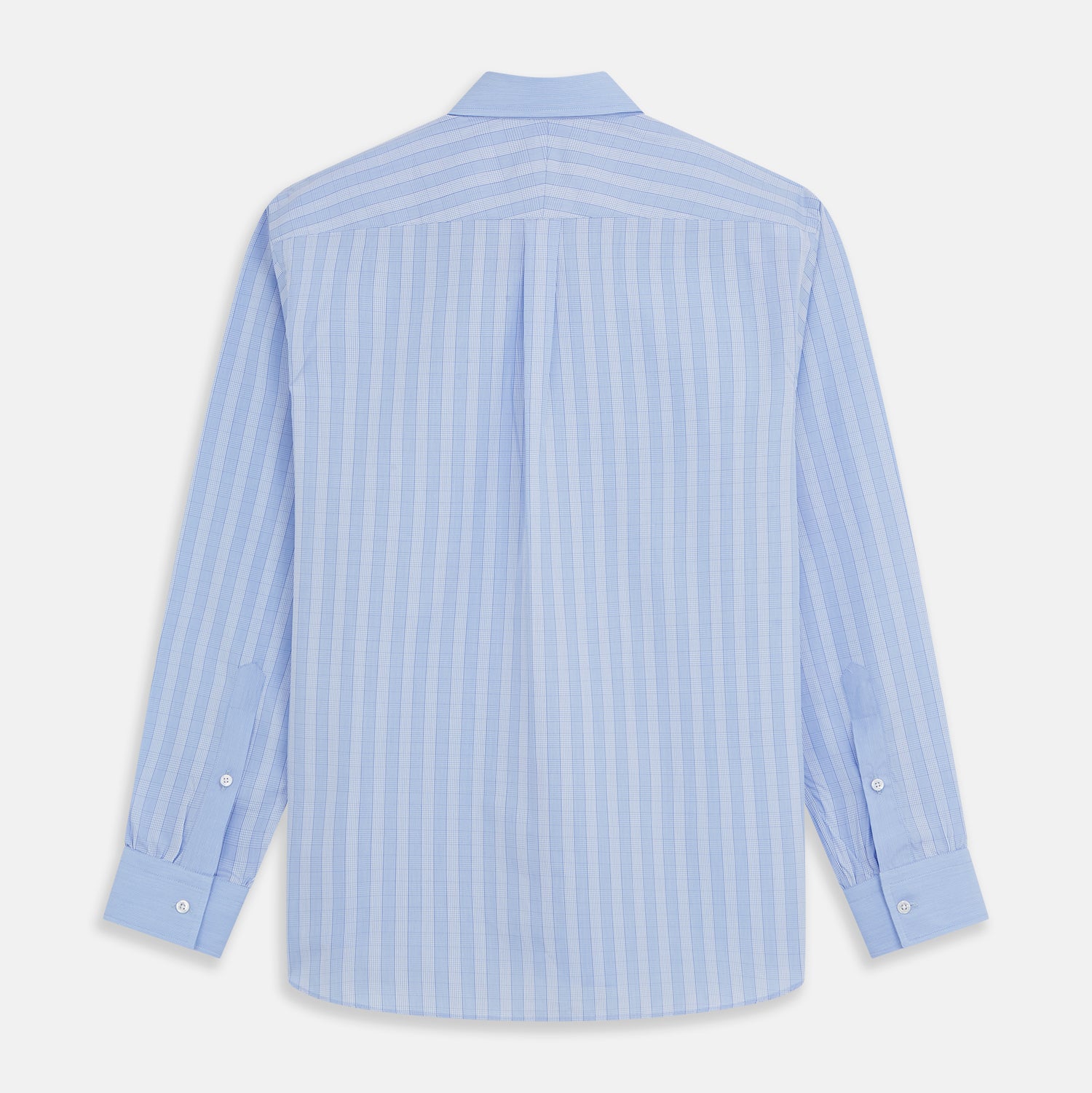 View 5 of product Blue Multi Check Cotton RE-PURPOSE Weekend Fit Suffolk Shirt