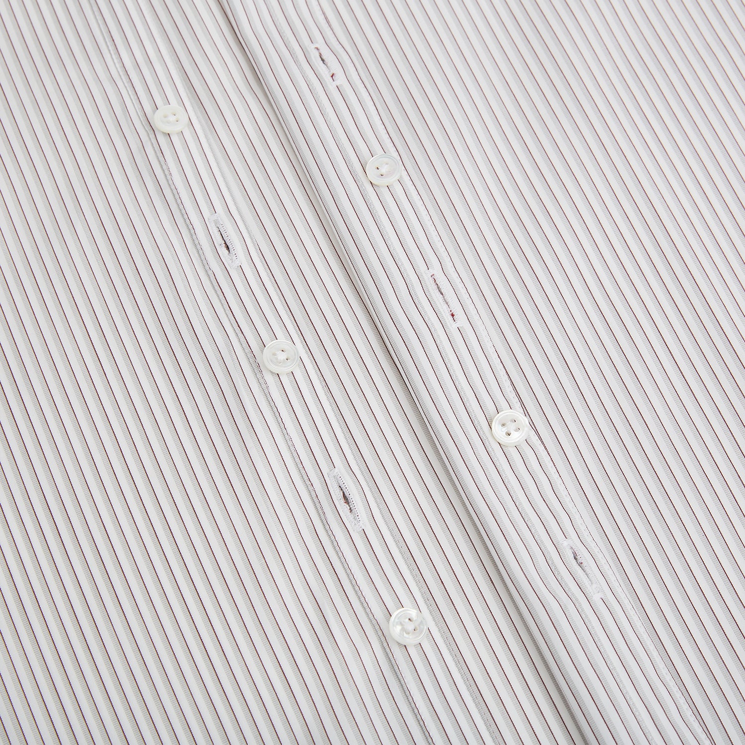 View 7 of product Coffee and Grey Shadow Pinstripe Westminster Shirt