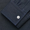 View 3 of product Blue Weekend Fit Finch Shirt With Derby Collar And Chest Pocket