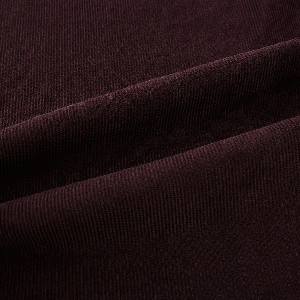 Burgundy Kingston Corduroy Caban Jacket
