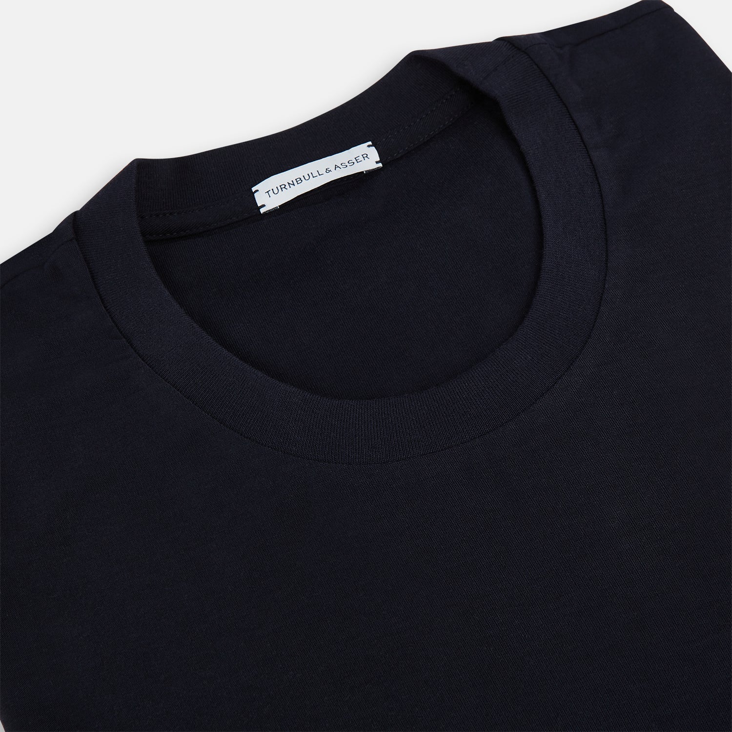 View 2 of product Navy Short-sleeve Fitted T-Shirt