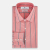View 5 of product Coral Pink Track Stripe Westminster Shirt