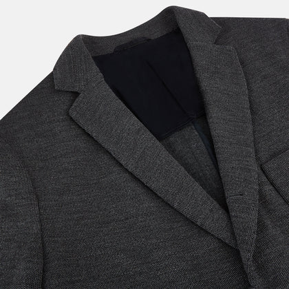 Graphite Knitted Oxford Blazer