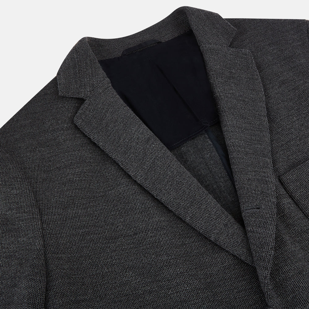Graphite Knitted Oxford Blazer