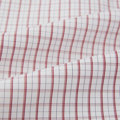Red Tattersall Check Mayfair Shirt Image 5