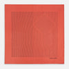 View 4 of product Orange Stripe Silk Pocket Square