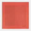 Orange Stripe Silk Pocket Square