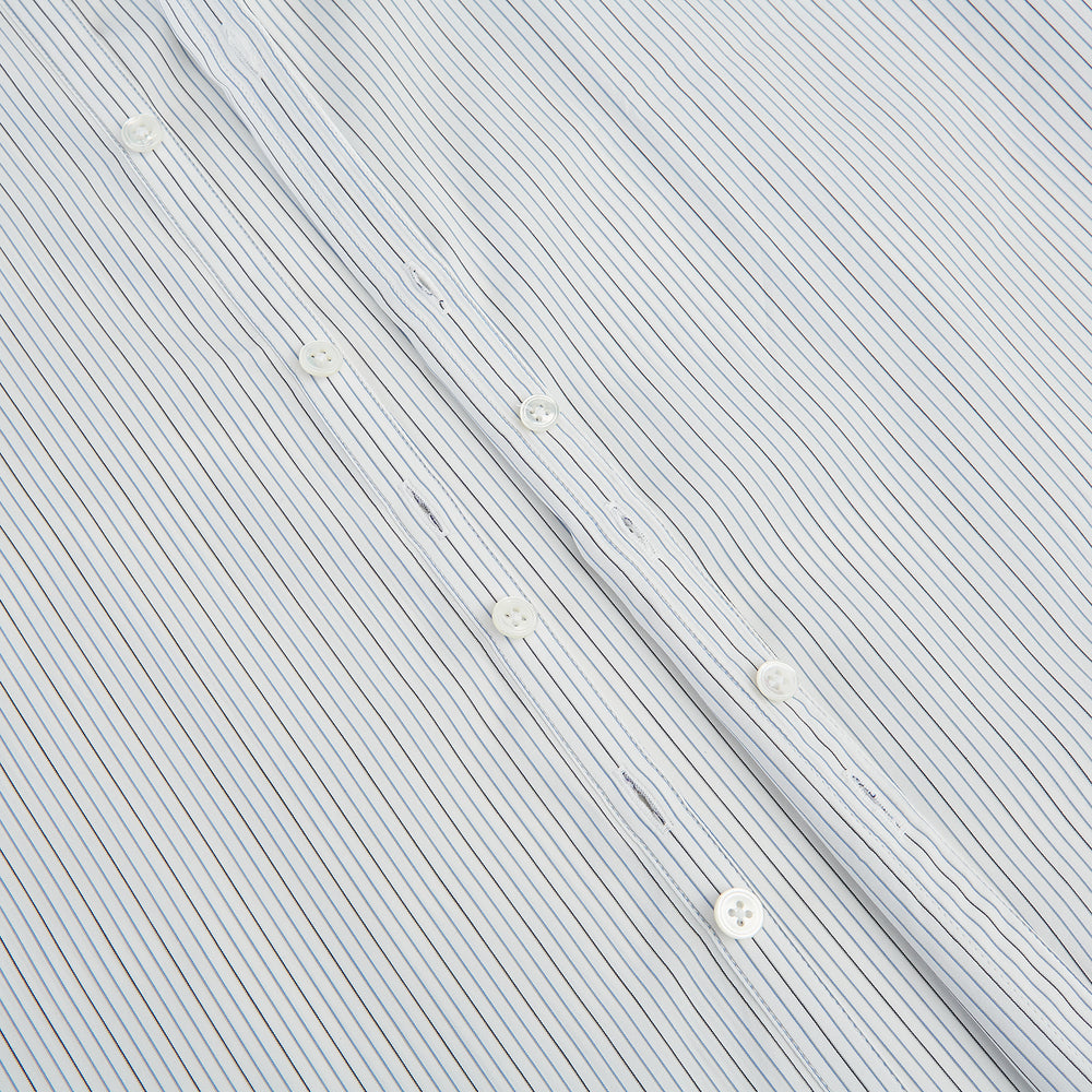 Grey and Blue Pinstripe Westminster Shirt