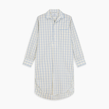 Cream Multi Cotton Sussex Nightshirt Image 5