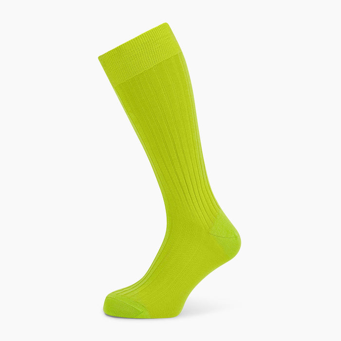 Lime Mid-Length Socks Image 4