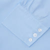 View 3 of product Light Blue Cotton Shirt with T&A Collar and 3-Button Cuffs