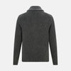 Shadow Grey Cashmere Shawl Collar Cardigan