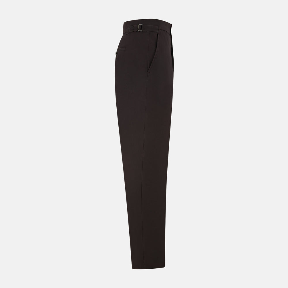 Brown Linen Henry Trousers