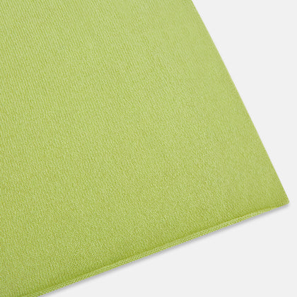 Plain Canary Yellow Cashmere Knitted Scarf