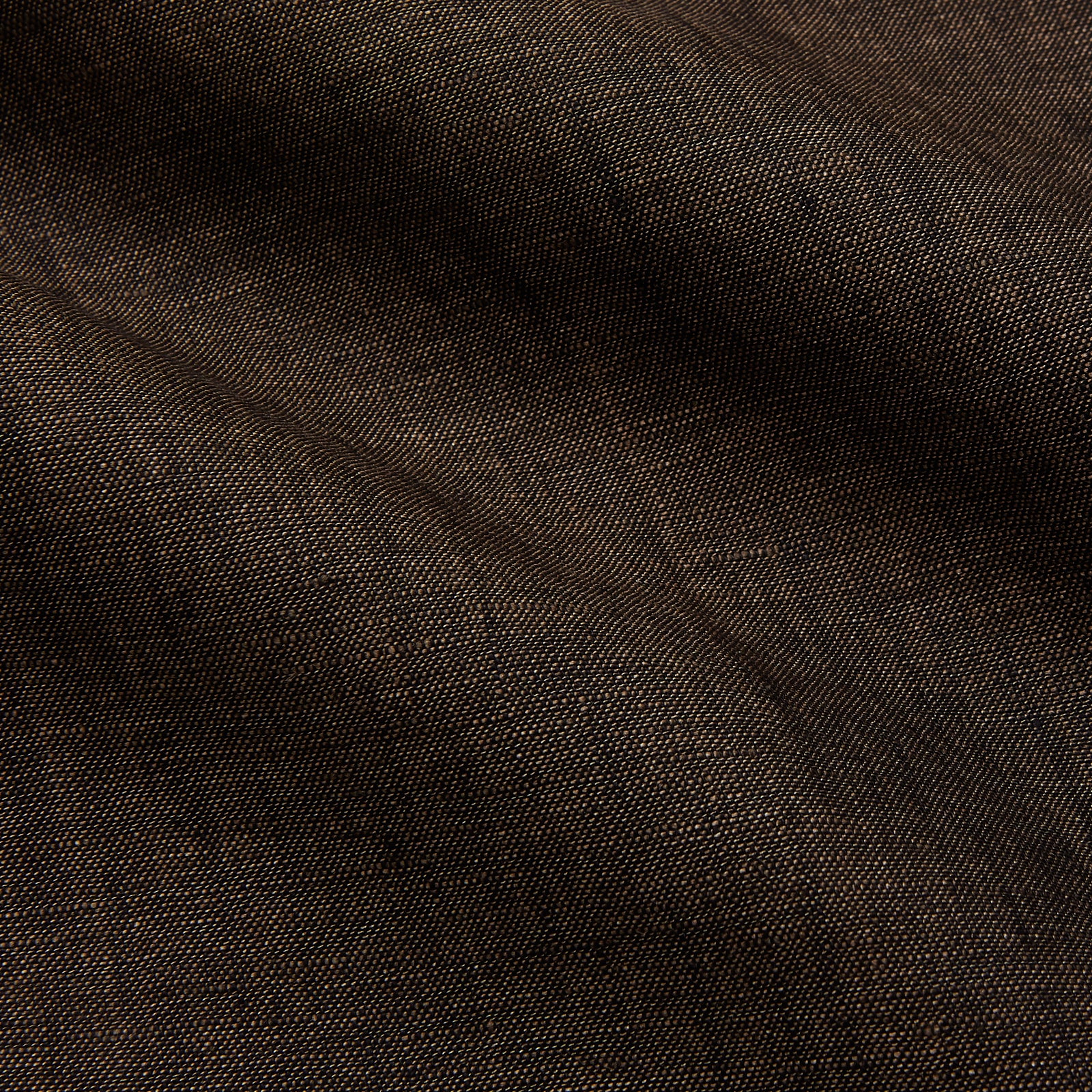 View 4 of product Chocolate Brown Linen Holiday Fit Fellows Shirt