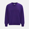 View 1 of product Purple Merino V-Neck Jumper