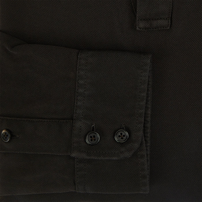 Brown Rugby Polo Shirt Image 3