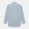 View 6 of product Blue and Pink Tattersall Check Mayfair Shirt
