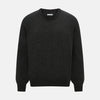 View 1 of product Dark Grey Cashmere Round Neck Jumper