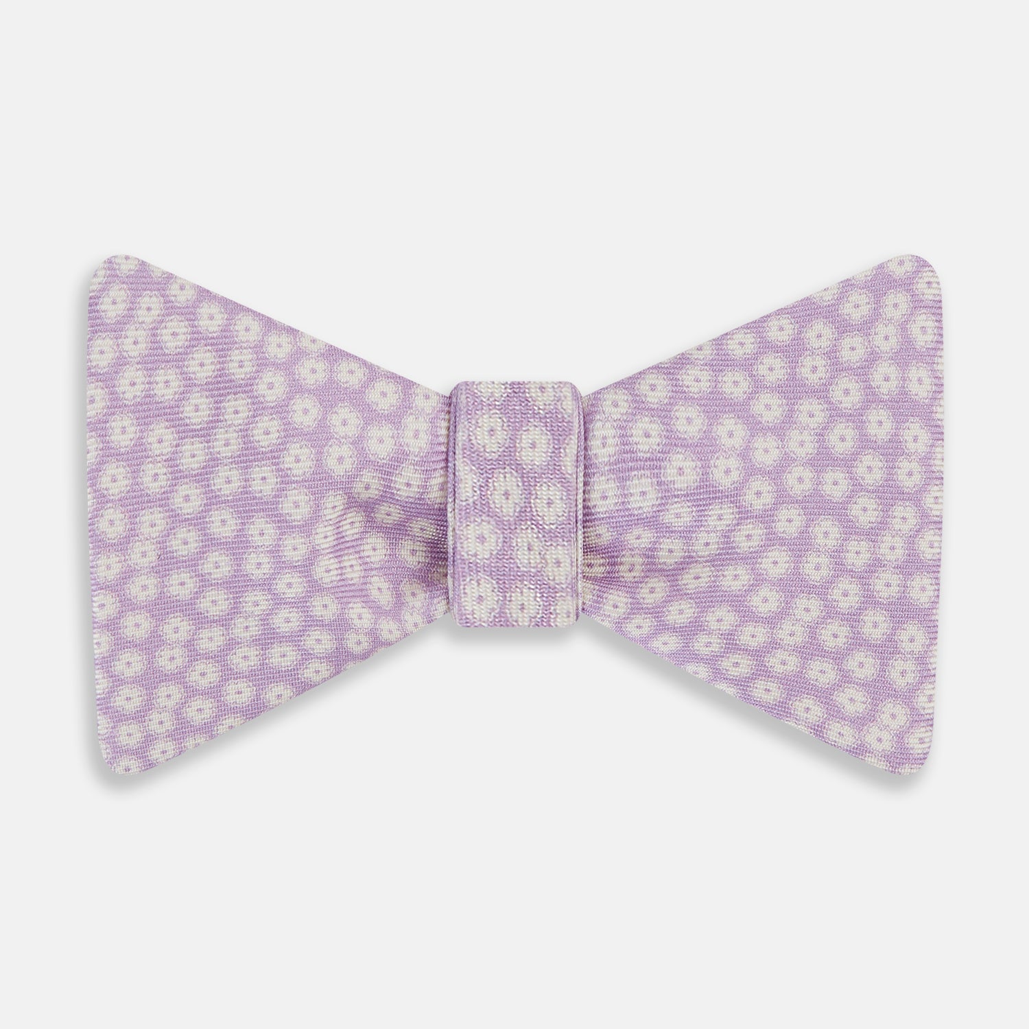View 1 of product Lilac Flower Patterned Silk Bow Tie