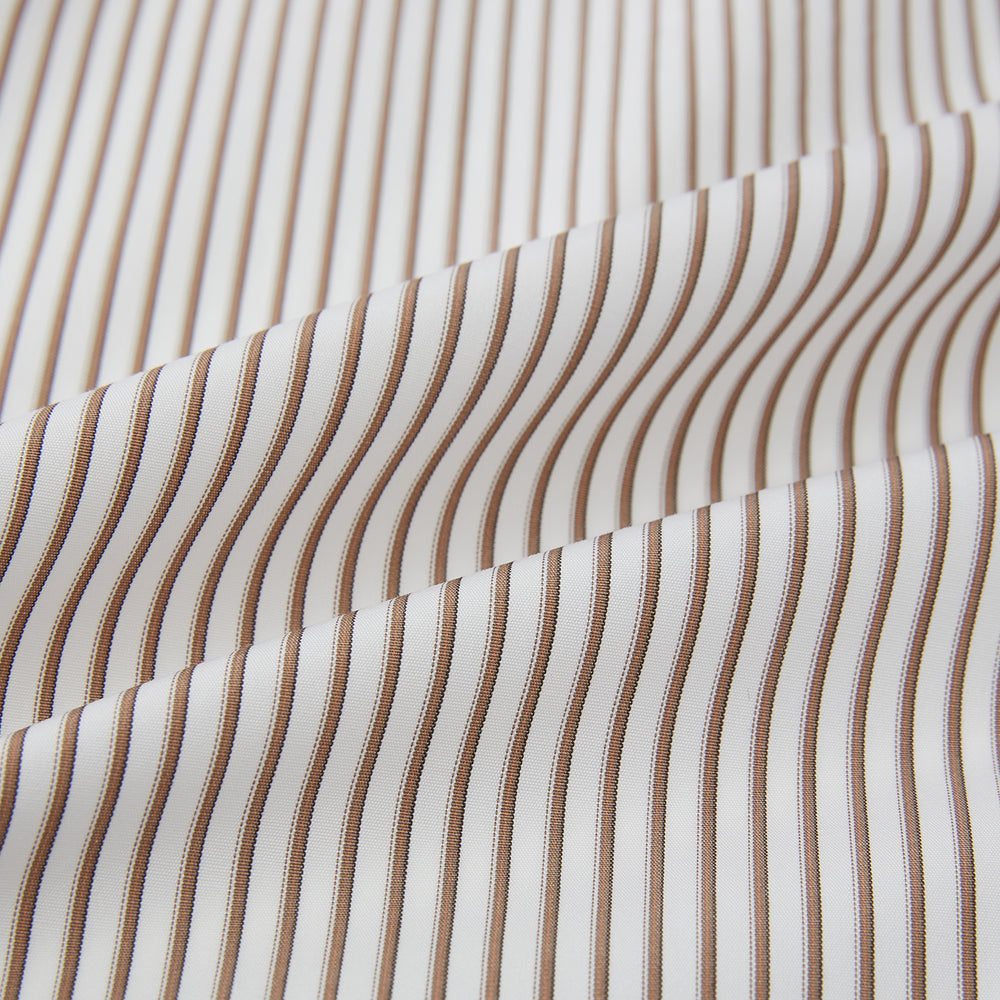 Coffee Multi Stripe Westminster Shirt