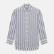 Navy Double Stripe Mayfair Shirt