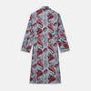 View 4 of product Blue Paisley Pattern Cotton Arnold Gown