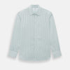 View 1 of product Forest Melange and Red Overlay Grid Check Westminster Shirt