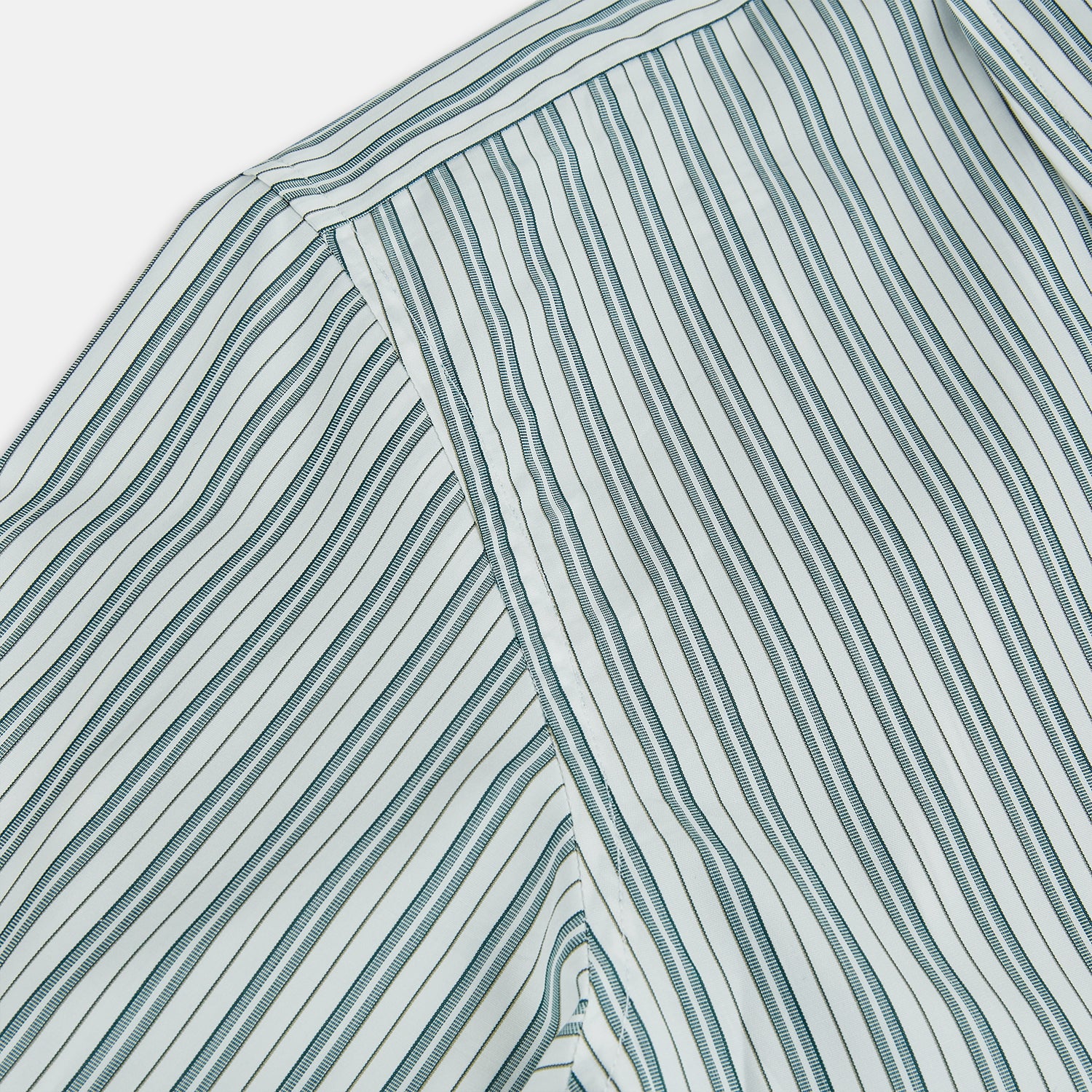 View 6 of product OLIVE & SAGE GREEN MULTI TRACK STRIPE WESTMINSTER SHIRT