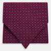 View 1 of product Green Micro Dot and Magenta Silk Cravat